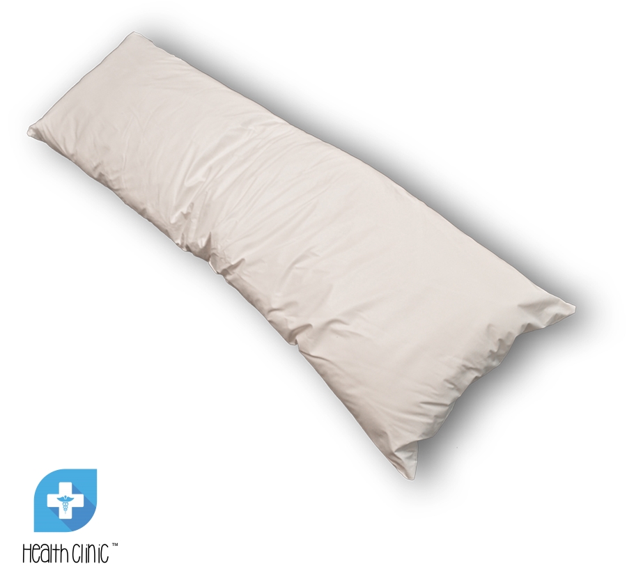 Body Posture Pillow (Fibre Filled) - White Cotton Cover